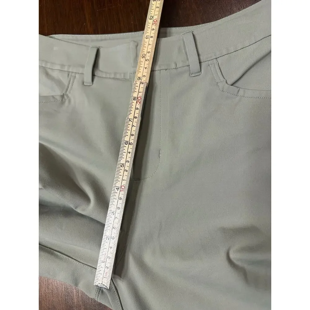 Public Rec Workday Short Chino Pants 28/32 Sage Green Preppy Office Performance